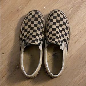 Clearly well loved slip on vans lol